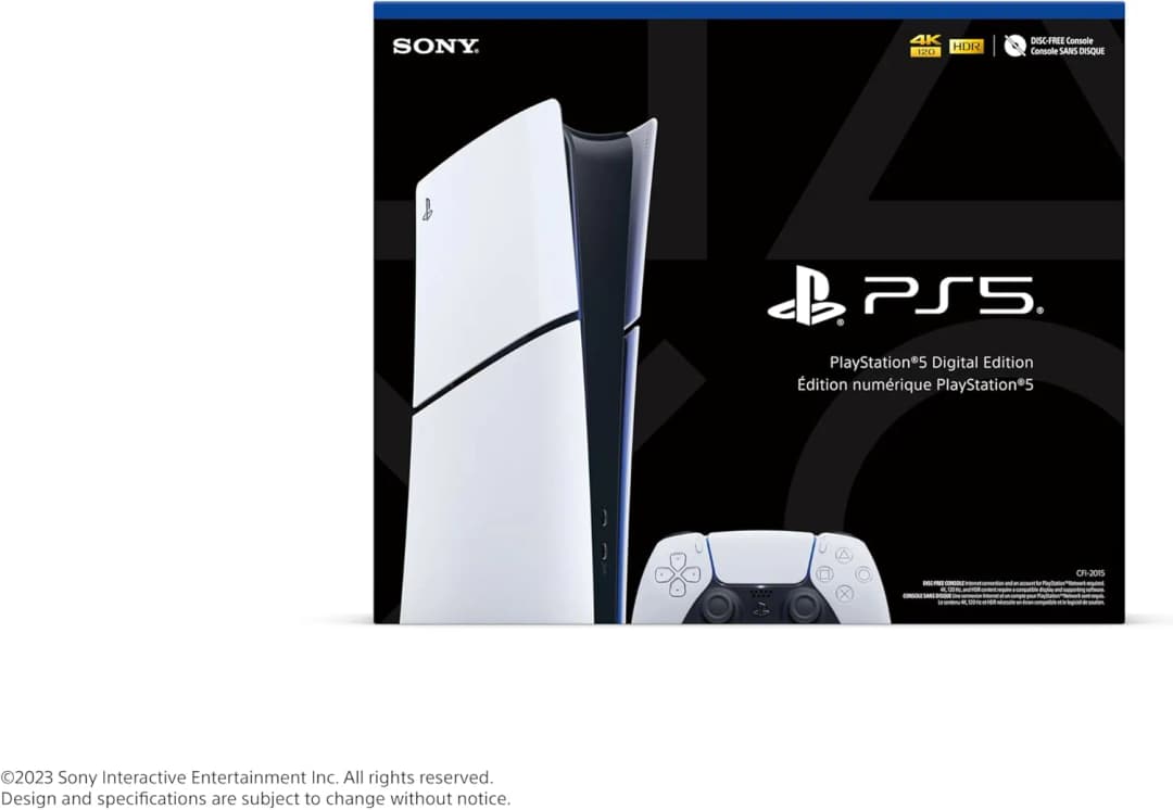 Sony PlayStation 5 Slim Digital Edition Console image