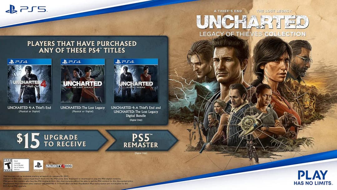 Uncharted: Legacy of Thieves Collection for PlayStation 5 image
