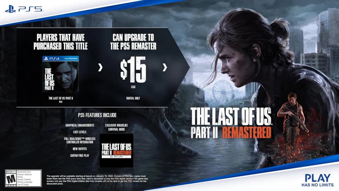 The Last of Us Part II Remastered for PlayStation 5 image