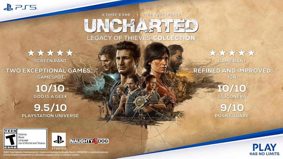 Uncharted: Legacy of Thieves Collection for PlayStation 5 image
